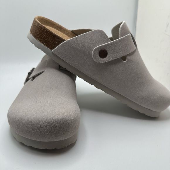 CUSHIONAIRE Womens Clog 7 WIDE GRAY - Picture 6 of 7